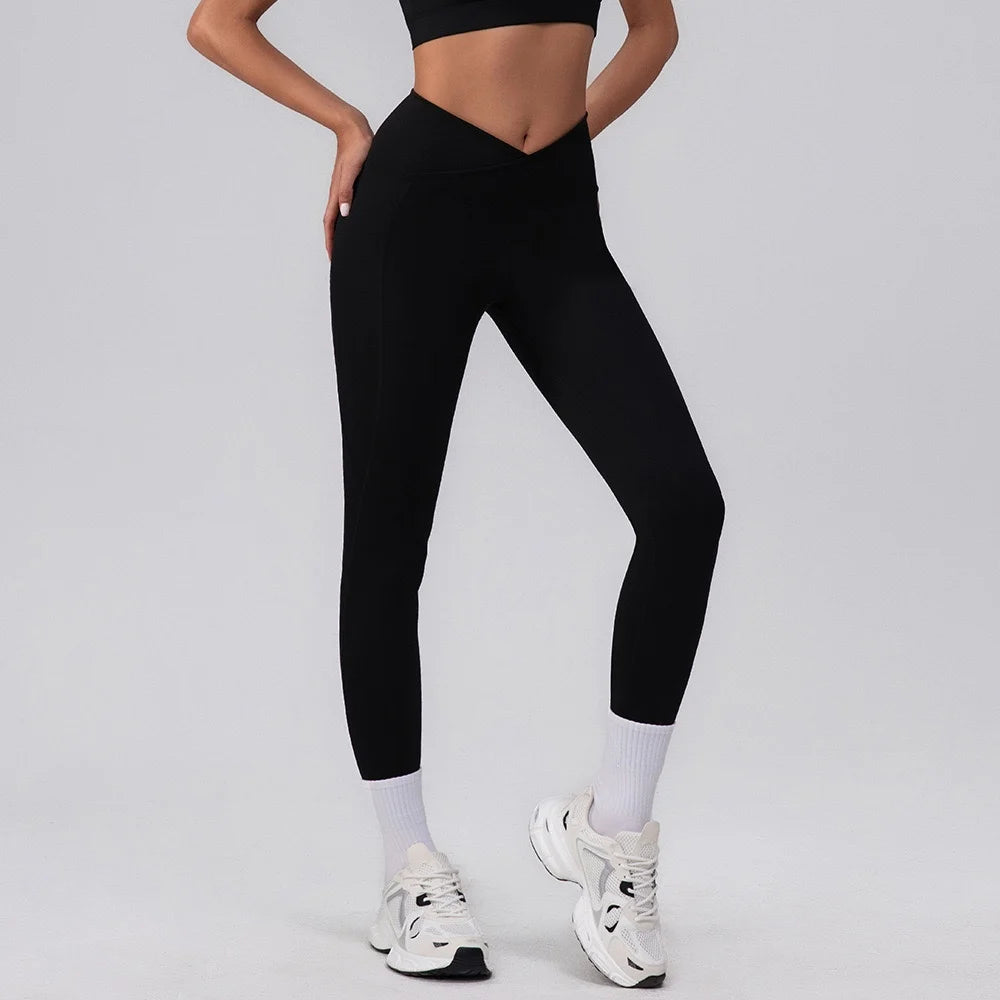 Fitness Clothing Set Wave  One Shoulder Long Sleeve Peach Long Pants Yoga Set Women Breathable Moisture Wicking Elastic