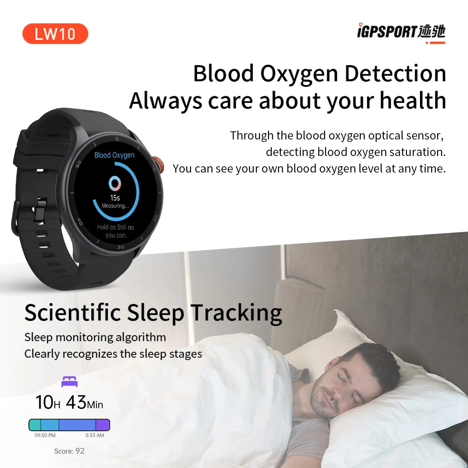 Montre connectée GPS iGPSPORT LW10 AMOLED