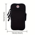 Waterproof Running Arm Bag, Adjustable Anti-Slip Sports Phone Armband, Portable Wearable Holder for Running