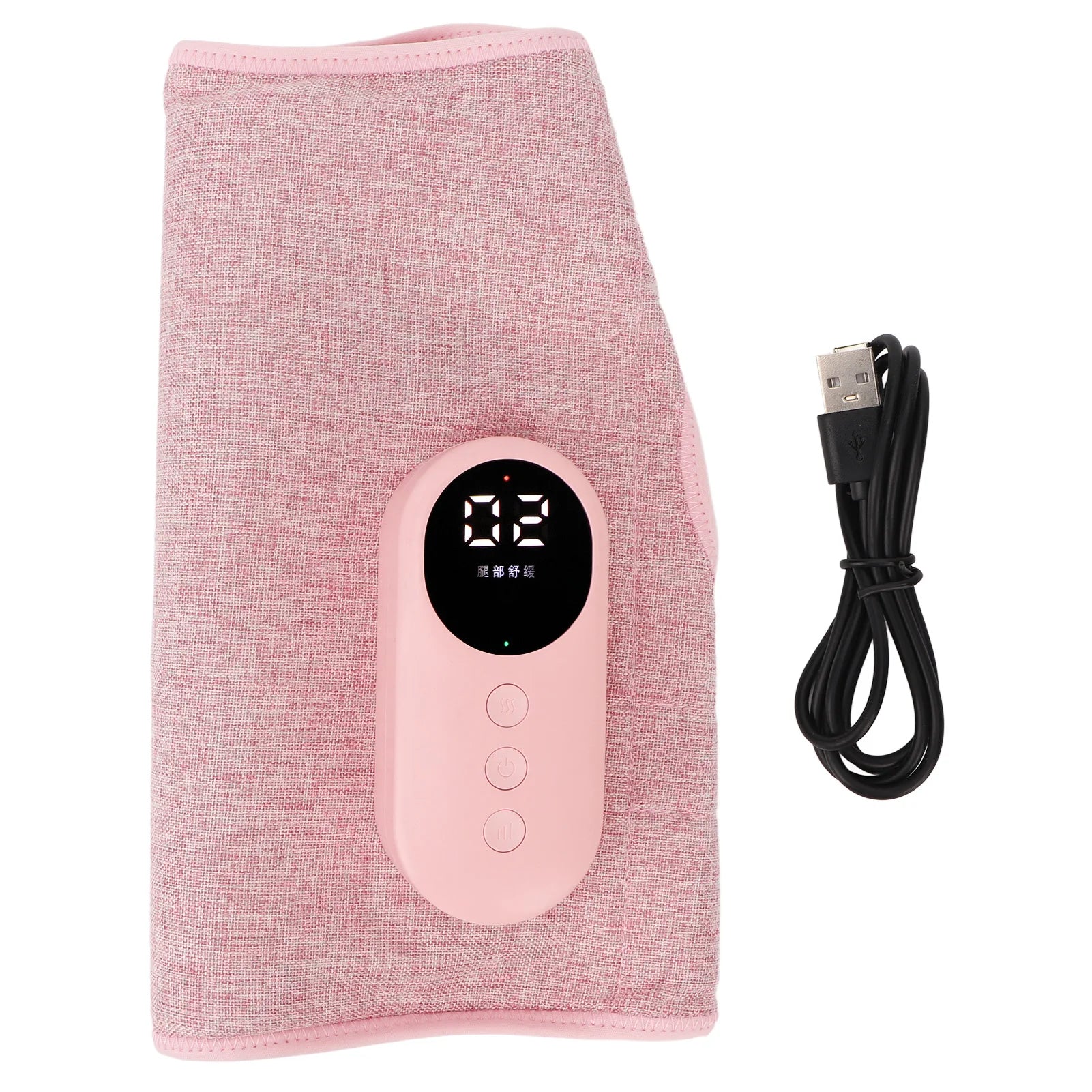 Calf Relaxation Massager Leg Massager Heated Electric Compression Calf Wraps Massager for Muscles Relaxation