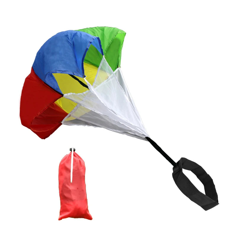 1PC Fitness Exercise Equipment Soccer Football  Resistant Chute Drag Umbrella Resistance Running Parachute Speed Training